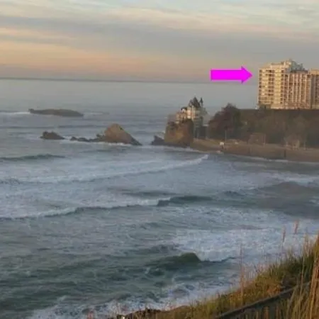 Vue Exceptionnelle Sur L'ocean 2/4 Pers Apartamento Biarriz